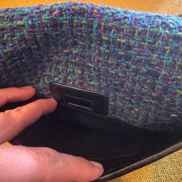 Yves Saint Laurent Tweed Calfskin Matelasse Monogram Niki Bag - Picture 4 of 16